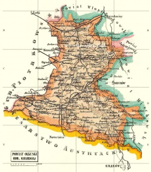 Mapa Powiatu olkuskiego 1867 - 1914.JPG