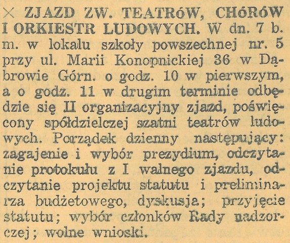 Plik:Związek Teatrów, Chórów i Orkiestr Ludowych Powiatu Będzińskiego KZI 062 1937.03.03.jpg