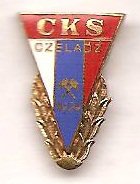 Plik:Odznaka CKS Czeladź - trójkąt z wieńcem.jpg