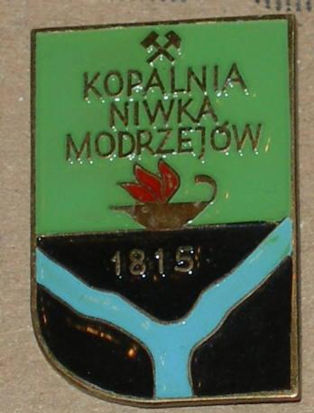 Plik:Odznaka KWK Niwka-Modrzejów.jpg