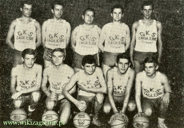 Plik:Zagłębie Sosnowiec Koszykówka 1966.jpg