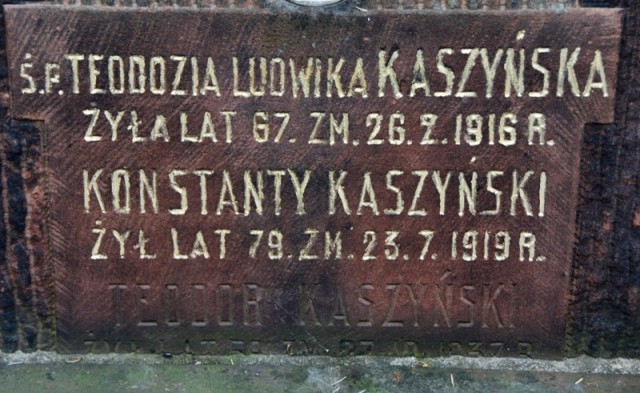 Plik:Sosnowiec cmentarz katolicki ul. Smutna 102 Konstanty Kaszyński.JPG