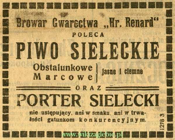 Plik:Reklama 1924 Sosnowiec Browar Sielecki 01.JPG