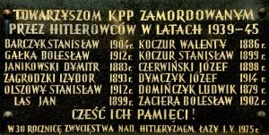 Gmina Łazy Miejsce Pamięci MP 20 03 Tablica Ofiar II WŚ 01.JPG