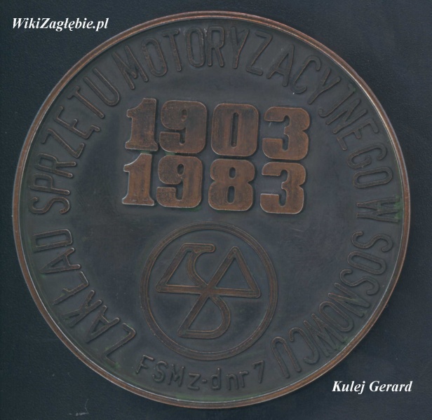Plik:80 lat Zakładu Sprzętu Motoryzacyjnego w Sosnowcu 1903-1983.jpg