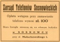 Reklama 1931 Sosnowiec Zarząd Telefonów Sosnowieckich 01.jpg