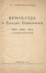 Rewolucja w Zagłębiu Dąbrowskim. 1894–1905–1914 wyd 1929.jpg