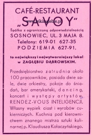 Sosnowiec Savoy 1939.jpg