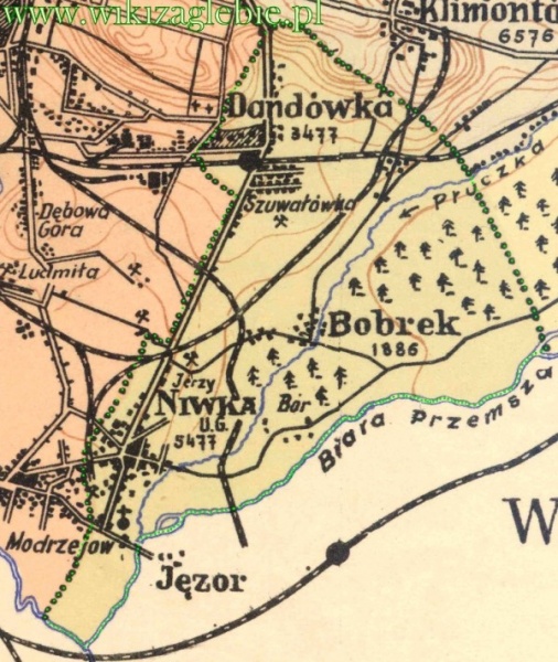 Plik:Gmina Niwka Mapa 1927 1939.jpg
