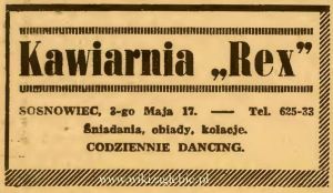 Reklama 1945 Sosnowiec Kawiarnia Rex 02.JPG
