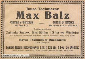 Reklama-1922-Sosnowiec-Max-Balz-Biuro-Techniczne.jpg