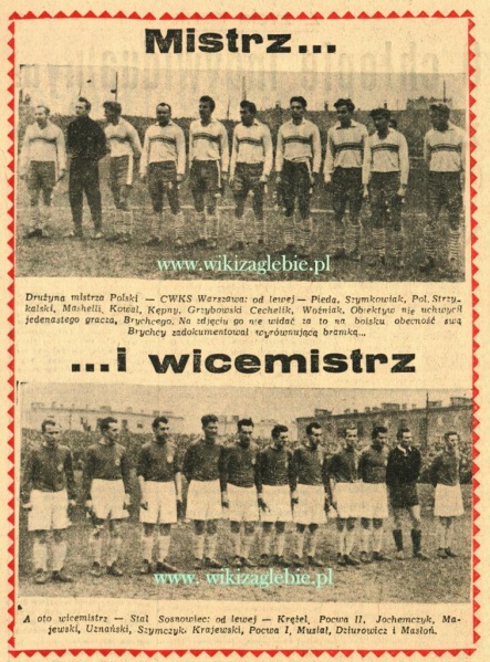 Plik:Stal Sosnowiec Legia 20.11.1955.JPG
