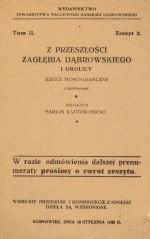 Z przeszłości Zagłębia Dąbrowskiego i okolicy - Szkice monograficzne z ilustracjami - Tom 2 - nr 02.jpg