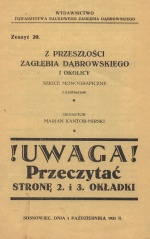 Z przeszłości Zagłębia Dąbrowskiego i okolicy - Szkice monograficzne z ilustracjami - Tom 1 - nr 20.jpg
