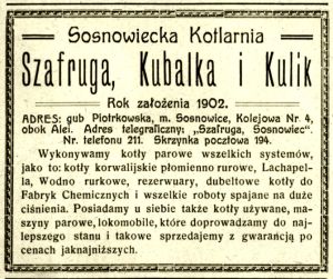 Sosnowiecka Kotlarnia 1909.jpg
