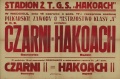 Plakat na mecz Hakoach Będzin Czarni Sosnowiec.jpg