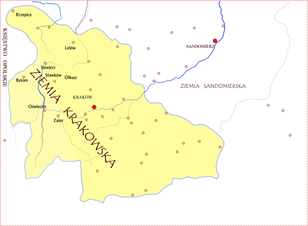 Przedrozbiorowe Województwo krakowskie do 1177 roku