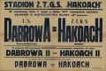 Plakat na mecz Hakoach Będzin Dąbrowa DG.jpg