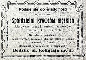 Reklama-1922-Będzin-Spółdzielnia-krawców-męskich.jpg