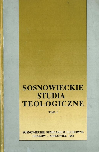 Plik:Sosnowieckie Studia Teologiczne - Tom I.jpg