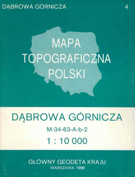 Plik:Mapa Topograficzna Polski - Dąbrowa Górnicza (1996).jpg