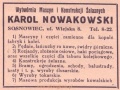 Reklama 1931 Sosnowiec Wytwórnia Maszyn i Konstrukcji Żelaznych Karol Nowakowski 01.jpg