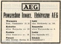 Reklama 1930 Sosnowiec AEG Powszechne Towarzystwo Elektryczne.jpg
