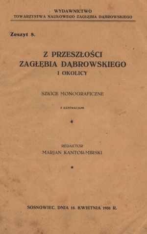 Z przeszłości Zagłębia Dąbrowskiego i okolicy - Szkice monograficzne z ilustracjami - Tom 1 - nr 08.jpg