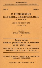 Z przeszłości Zagłębia Dąbrowskiego i okolicy - Szkice monograficzne z ilustracjami - Tom 2 - nr 05.jpg