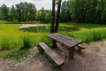Park Tysiąclecia w Sosnowcu - miejsce wypoczynkowe nad stawem.jpg