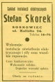 Reklama 1931 Sosnowiec Zakład Instalacji Elektrycznych Stefan Skorek 01.jpg