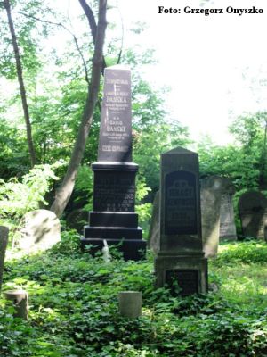 Zawiercie. Cmentarz Żydowski (Kirkut)-groby. 01.JPG