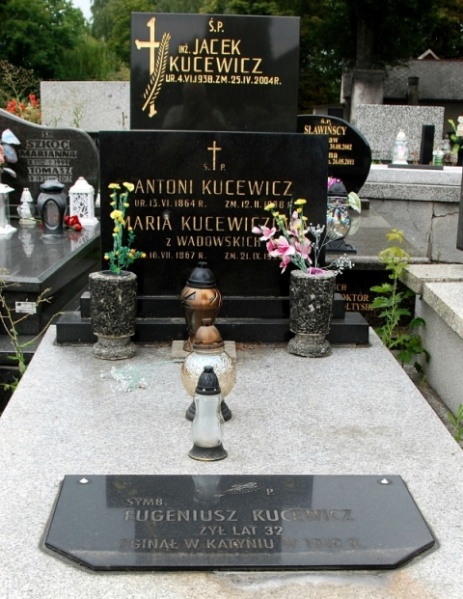 Plik:Cmentarz w Czeladzi Kucewicz Eugeniusz 03.JPG