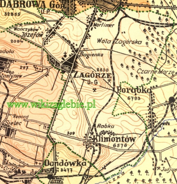 Plik:Gmina Zagórze Mapa 1927 1939.JPG