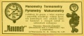Reklama 1931 Sosnowiec Warsztaty Ślusarko-Tokarskie i Mechaniczne Manometr 01.jpg