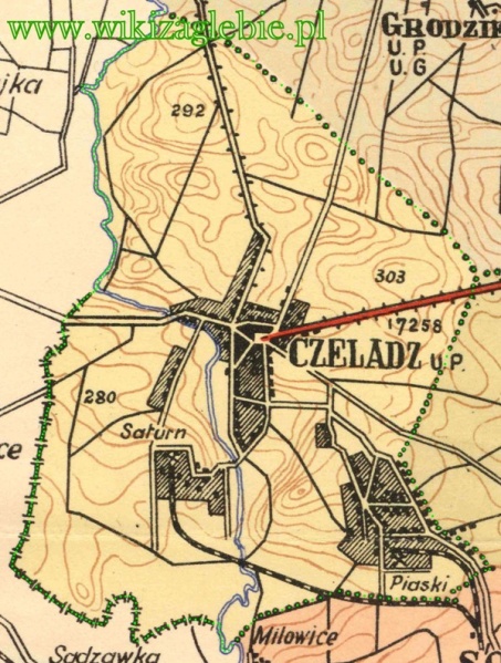 Plik:Miasto Czeladź Mapa 1927 1939.jpg