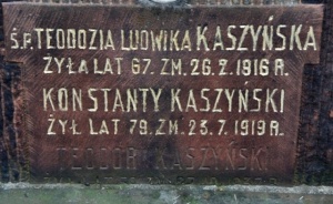 Sosnowiec cmentarz katolicki ul. Smutna 102 Konstanty Kaszyński.JPG