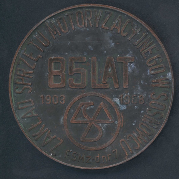Plik:85 lat Zakładu Sprzętu Motoryzacyjnego w Sosnowcu 1903-1988.jpg